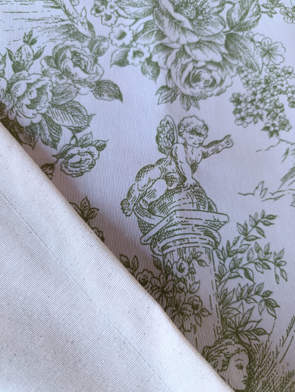 individual toile de jouy resinado impermeavel
