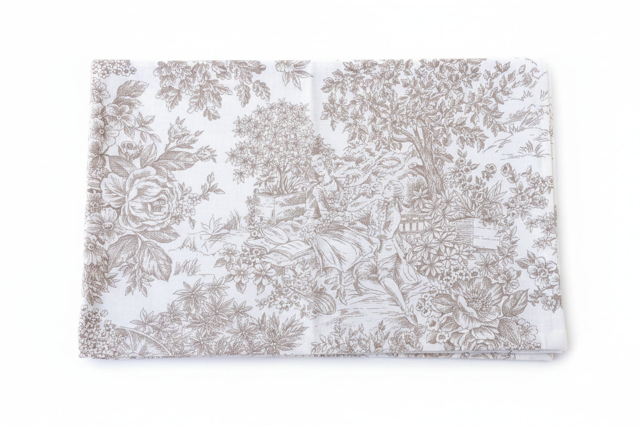 individual toile de jouy resinado impermeavel