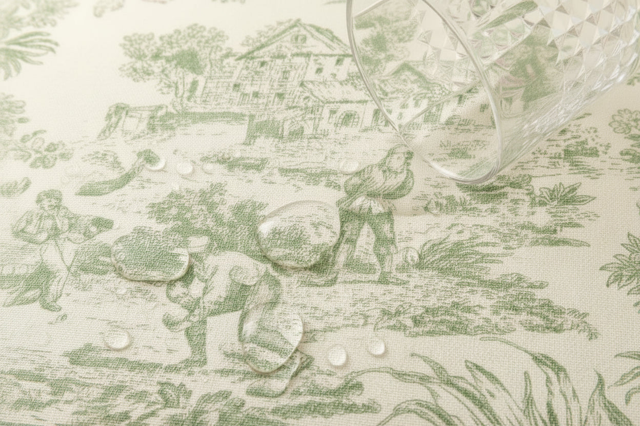 individual impermeável toile de jouy