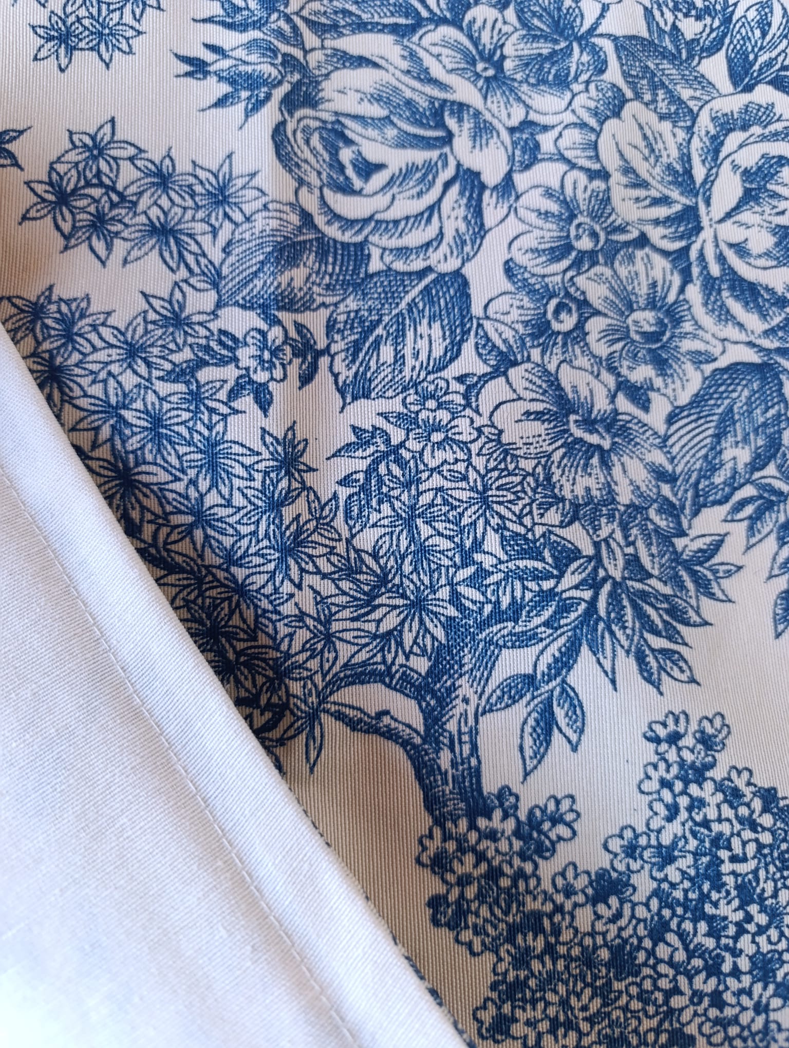 individual toile de jouy resinado impermeavel