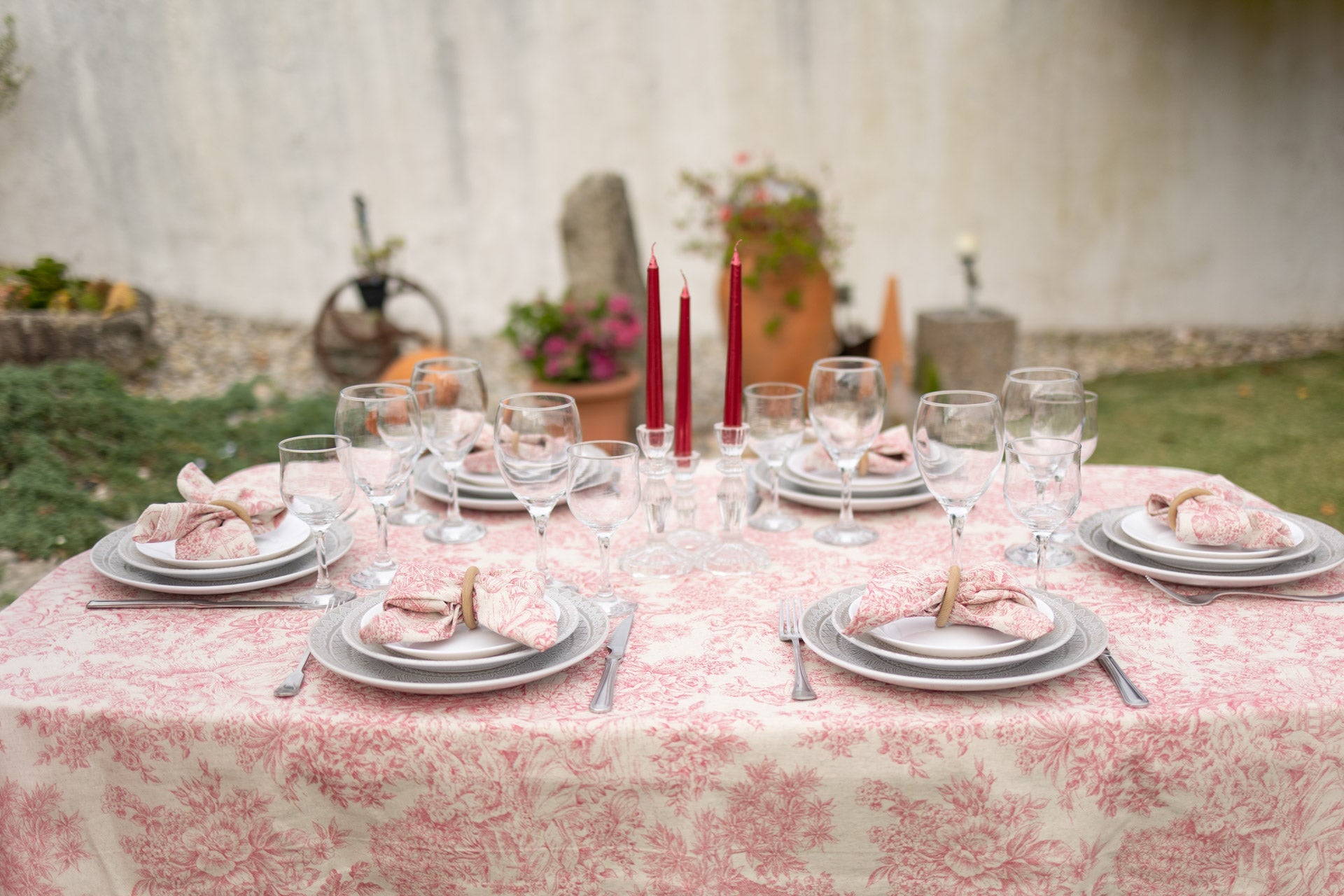Conjunto Mesa Encanto Provençal - Domus Concept - Light StudioTêxteis HomeDomus Concept Light StudioConjunto Mesa Encanto Provençal