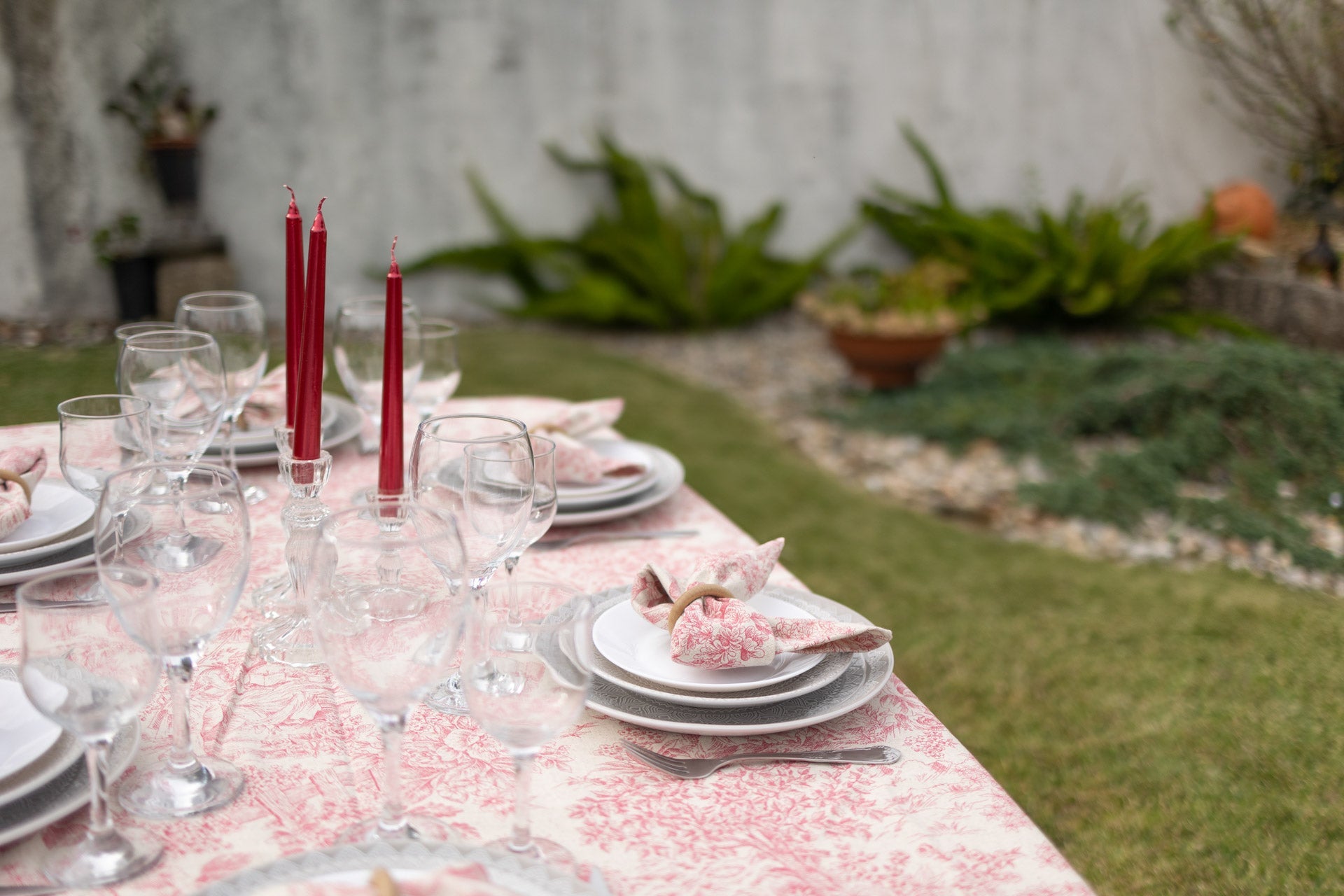 Conjunto Mesa Encanto Provençal - Domus Concept - Light StudioTêxteis HomeDomus Concept Light StudioConjunto Mesa Encanto Provençal