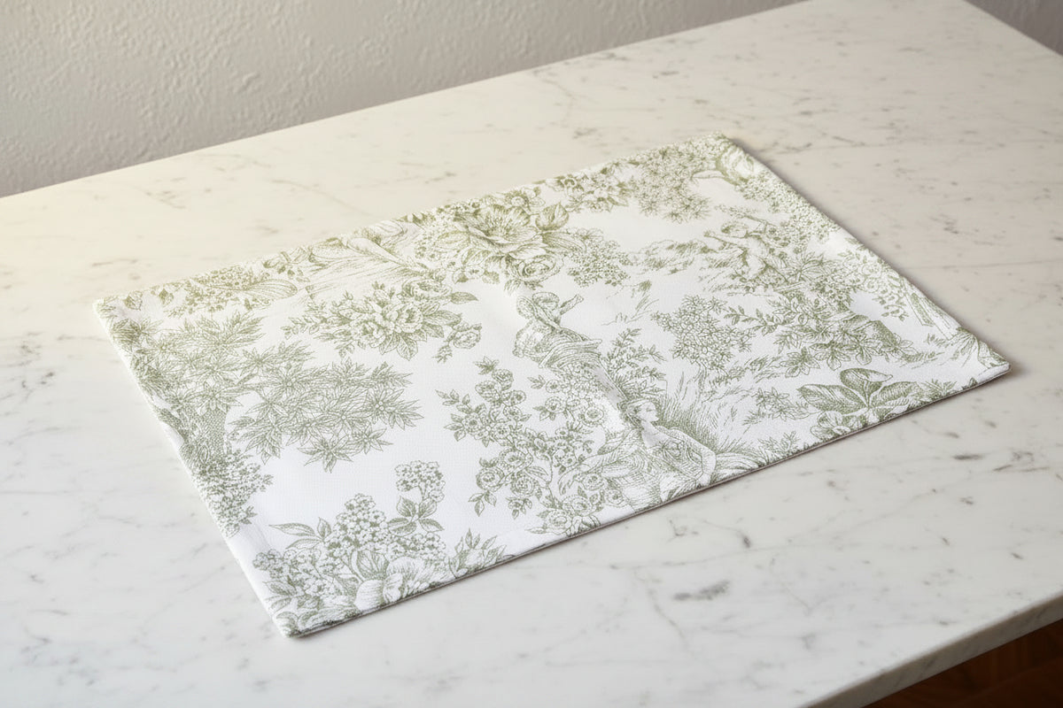 individual toile de jouy resinado impermeavel